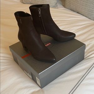 New in box leather boots PRADA